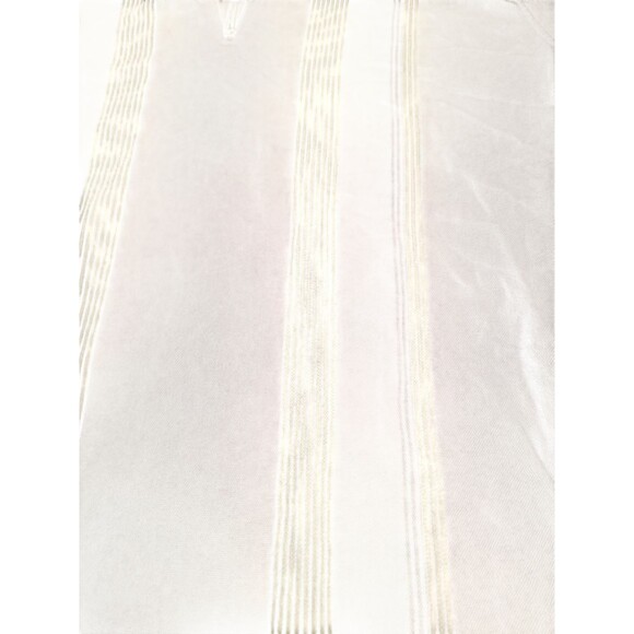 Shaquille O'Neal Polo Shirt Mens 3XL Gray Vertical Stripe Zip Short Sleeve - Picture 2 of 6